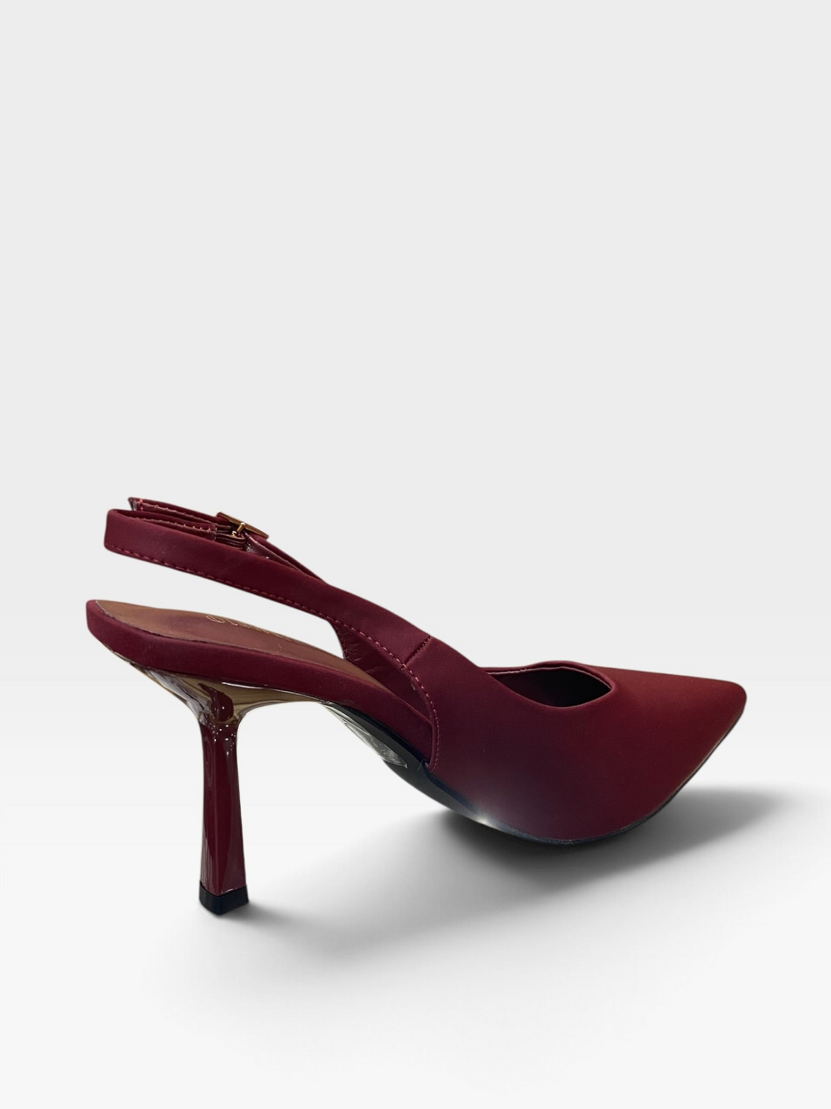 Décolleté Slingback Bordeaux a Punta con Tacco