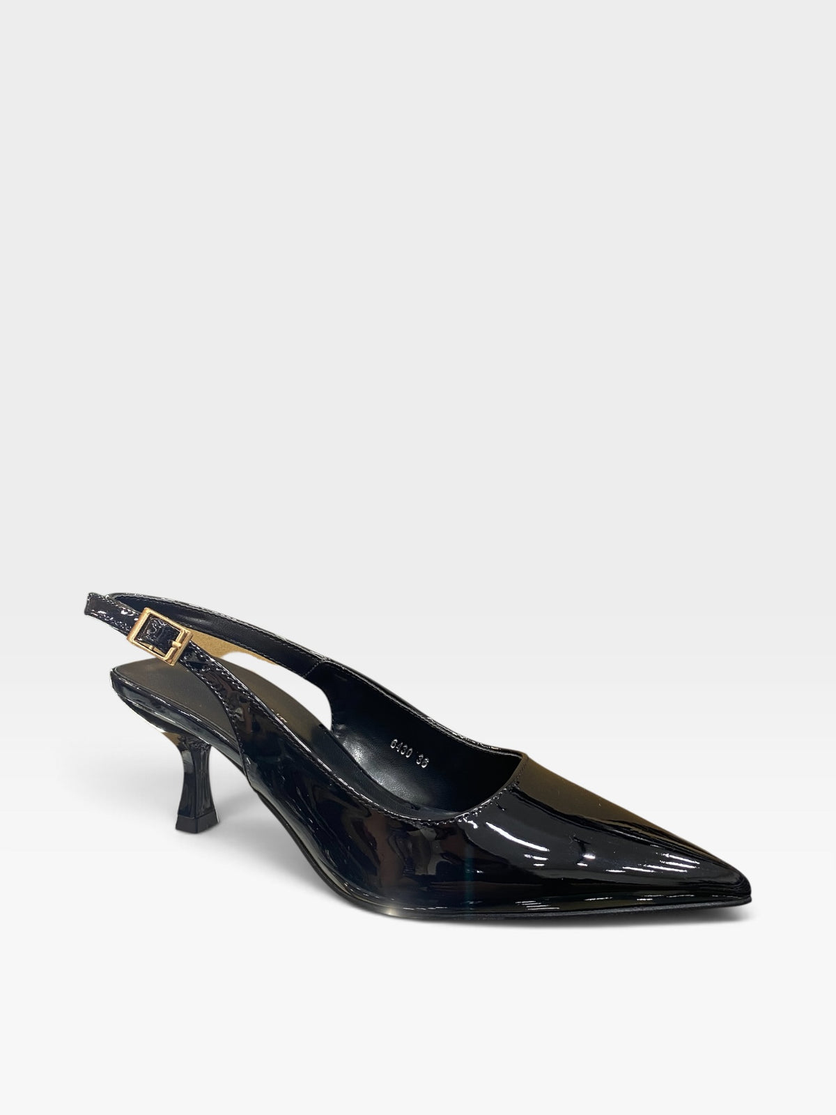 Décolleté Slingback Lucido Nero