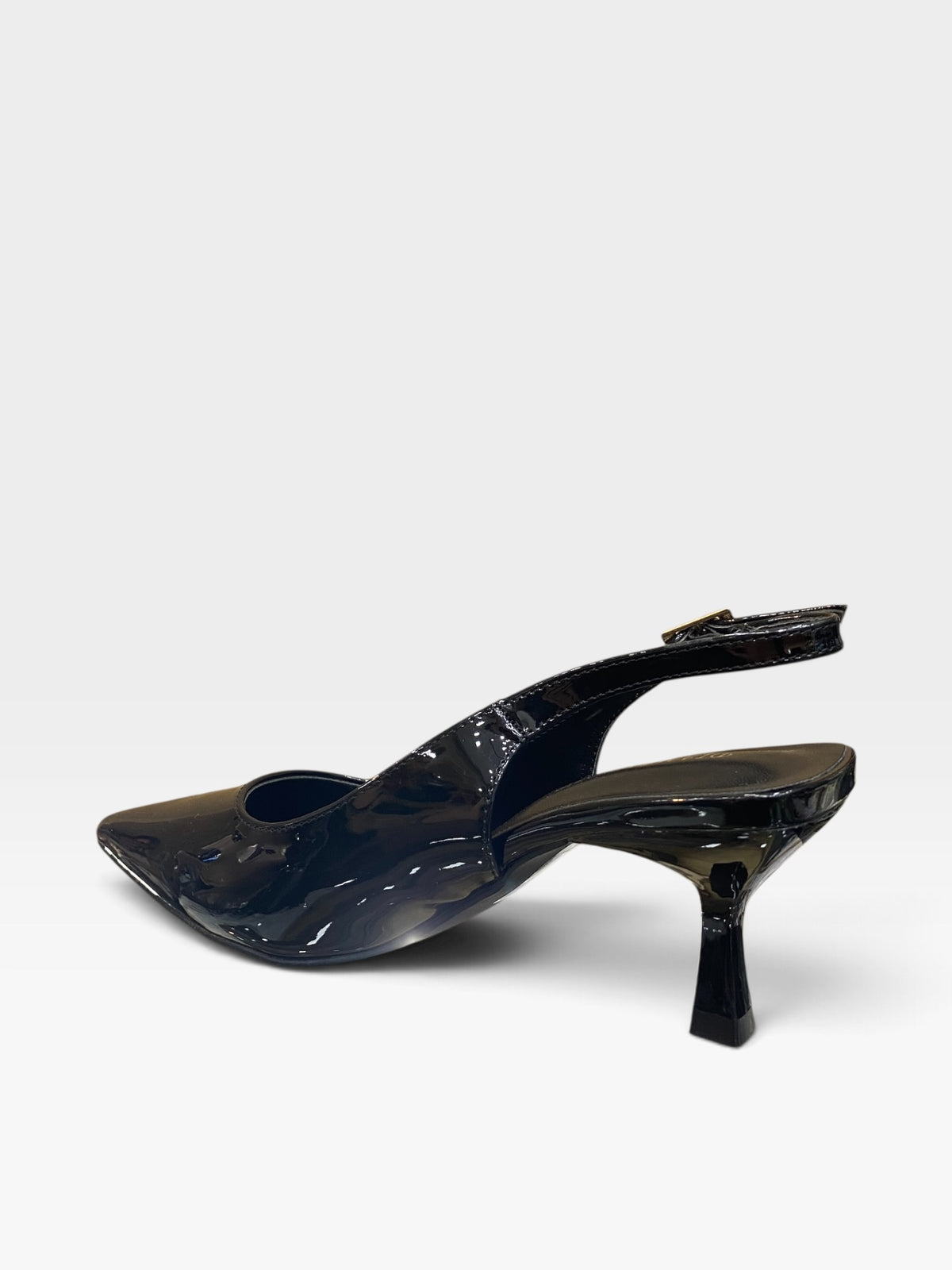 Décolleté Slingback Lucido Nero