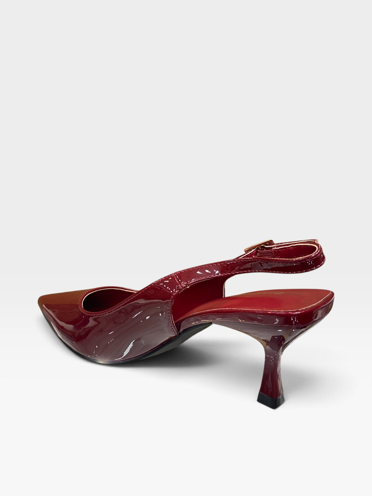 Décolleté Slingback Lucido Bordeaux