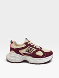 Sneaker Chunky Bordeaux e Oro