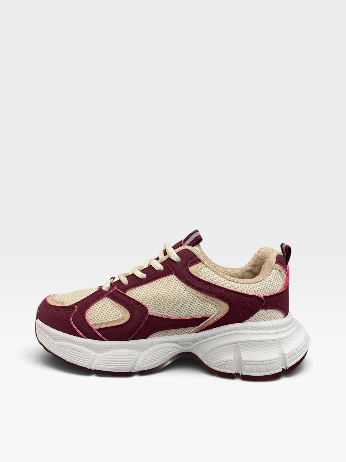 Sneaker Chunky Bordeaux e Oro