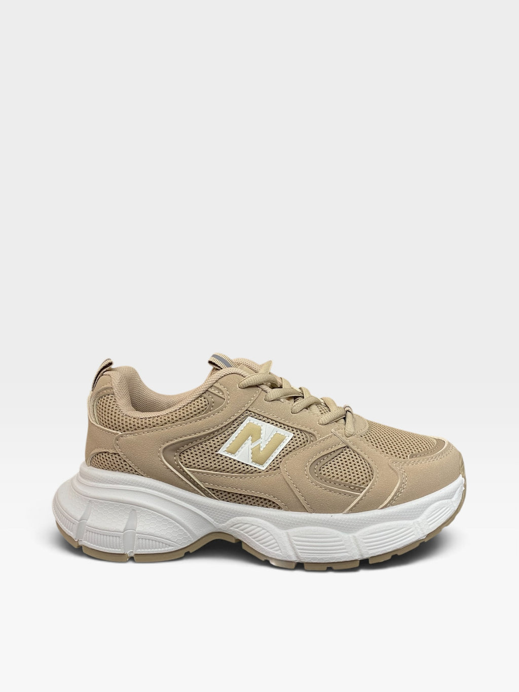 Sneaker Chunky Khaki e Oro