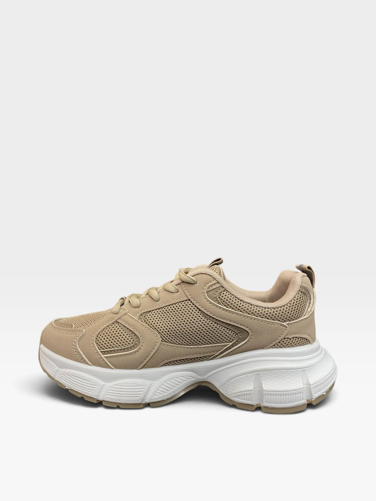 Sneaker Chunky Khaki e Oro