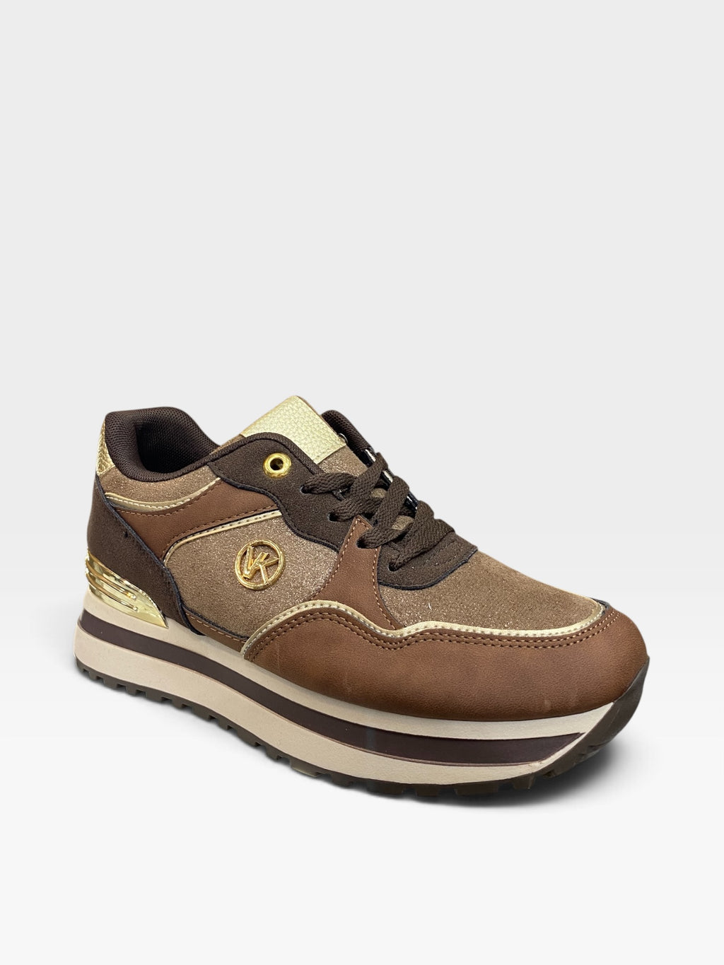 Sneaker Platform Stellar Marrone