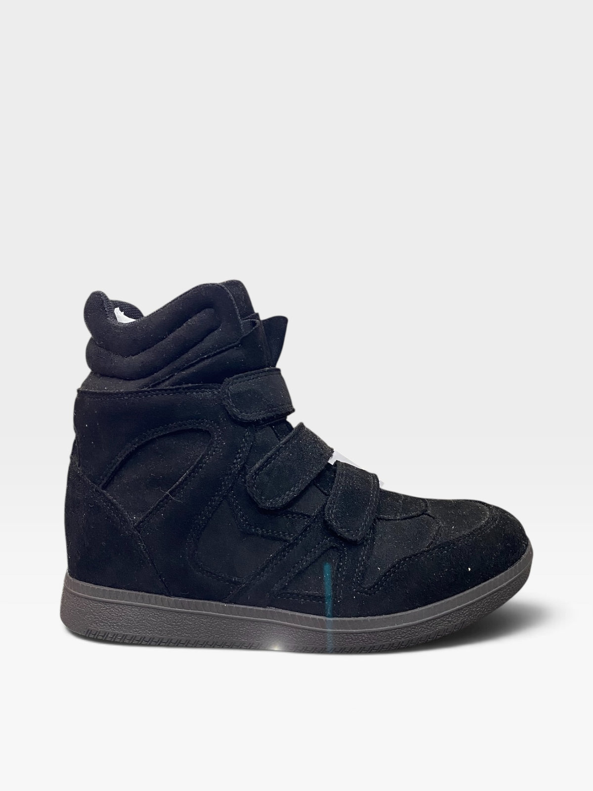 Sneaker Stivaletto con Zeppa Interna Nero