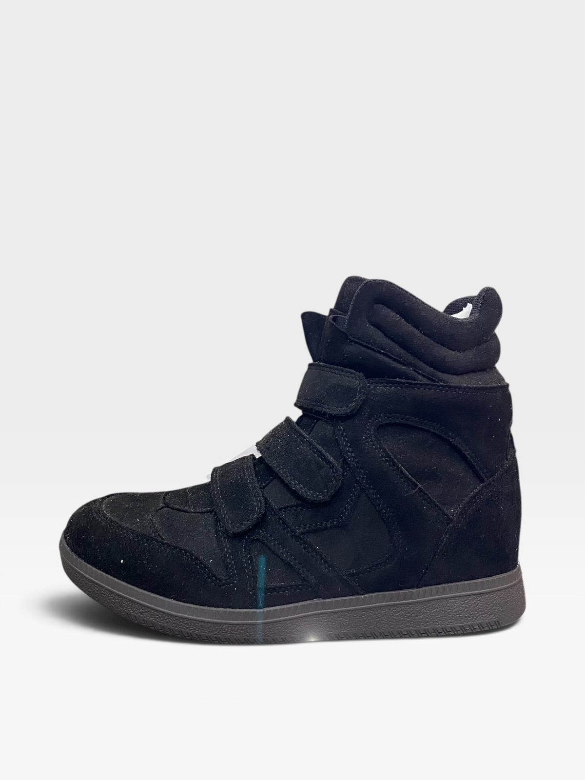 Sneaker Stivaletto con Zeppa Interna Nero