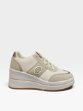 Sneaker Zeppa Chic Gold Beige