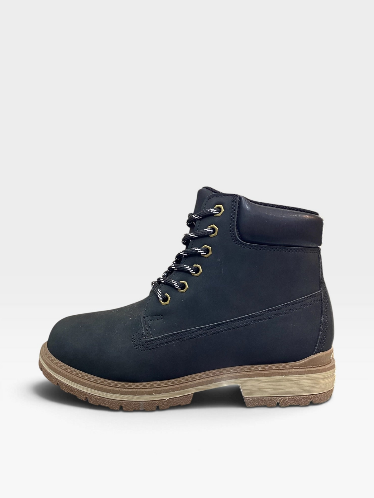 Stivaletto Urban Stringato Nero