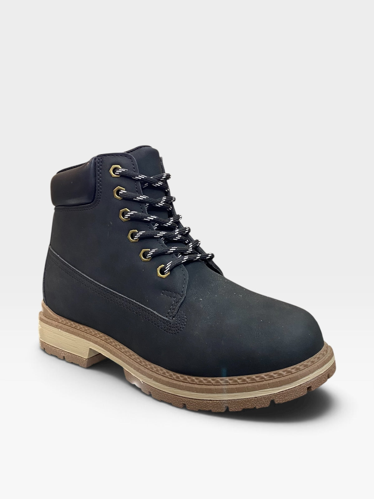 Stivaletto Urban Stringato Nero