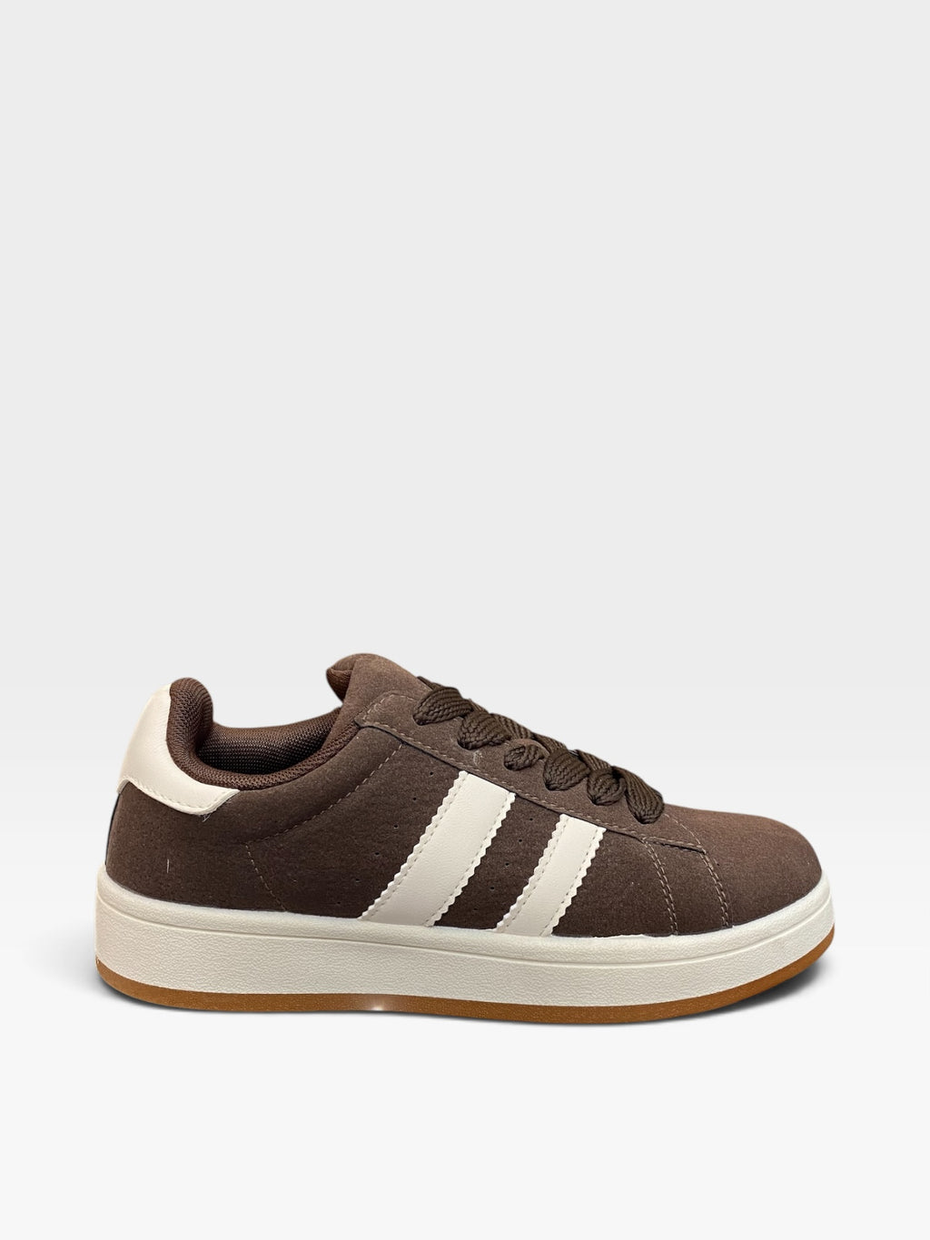 Sneaker Skate Camoscio Marrone