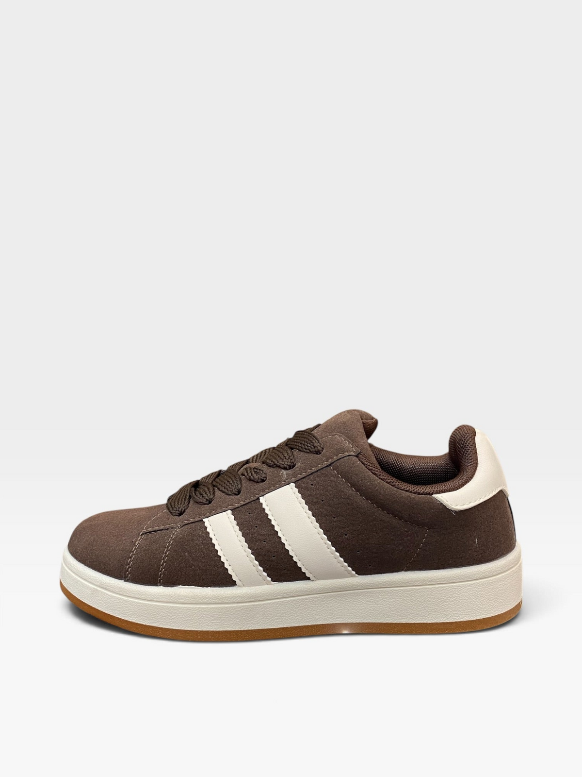 Sneaker Skate Camoscio Marrone
