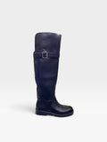 Stivale Alto Sopra il Ginocchio Nero Donna