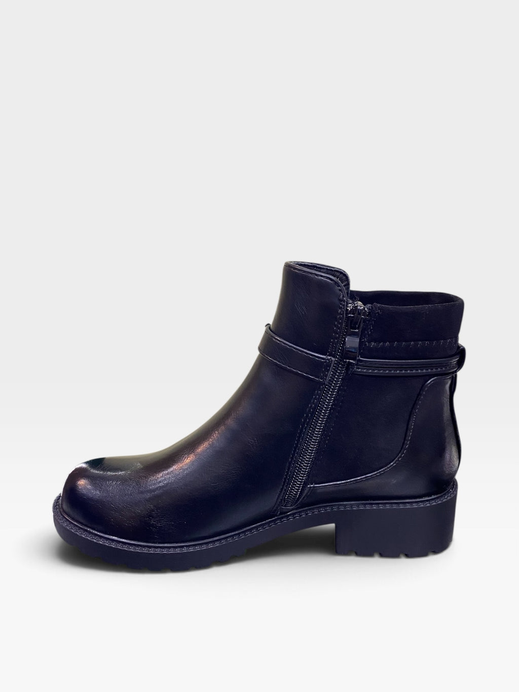Stivaletto Tronchetto Nero Donna